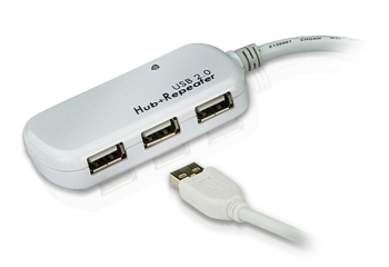 Aten UE2120H 12m 4-port USB 2.0 Extender Cable (Daisy-chaining up to 60m)  