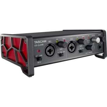 Tascam US-2x2HR Desktop 2x2 USB Type-C Audio & MIDI Interface