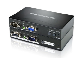 Aten VE200 VGA/Audio/RS-232 Cat 5 Extender with Dual Output (1280 x 1024@200m)