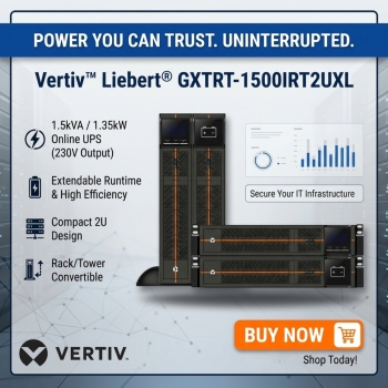 Vertiv GXTRT-1500IRT2UXL Output–230V 1.5kva UPS