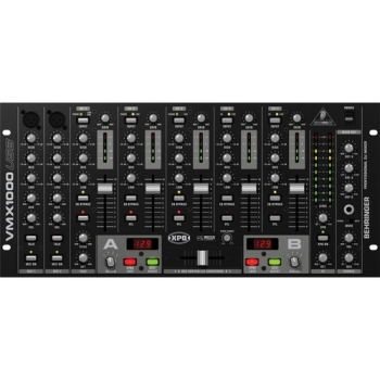 Behringer VMX1000USB Professional 7-Channel Rack-Mount DJ Mixer