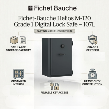Fichet-Bauche Helios M-120 Grade 1 Digital Lock Safe – 107L