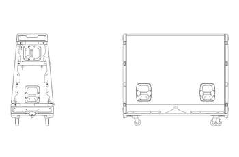 JBL VTX S28 ACC Accessory Cover and Castorboard