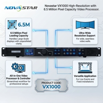 Novastar VX1000 High-Resolution with 6.5 Million Pixel Capacity Video Processor