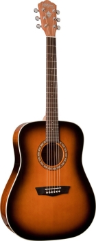 Washburn WD7SATBM Dreadnought 6 String Acoustic Guitar
