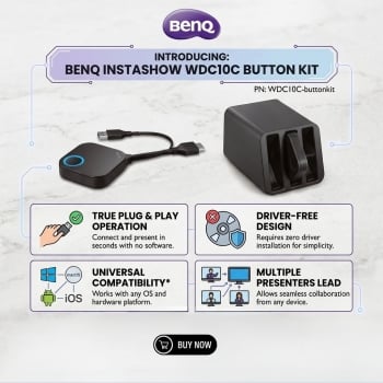BenQ InstaShow WDC10C Plug and Play Button Kit
