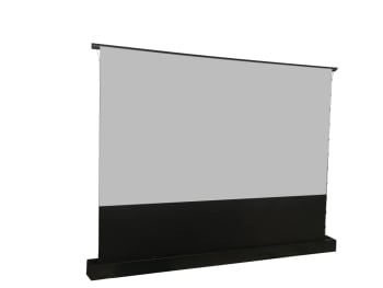 DMInteract 90inch 16:9 4K CLR Motorized Floor Rising PET Crystal Projector Screen For UST Projectors 