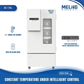 Meling XC-170L  4℃ Blood Bank 450ml Capacity Refrigerator