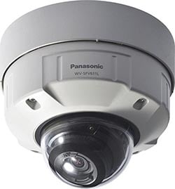 Panasonic Super Dynamic HD Vandal Resistant & Waterproof Dome Network Camera Security System -WV-SFV611L