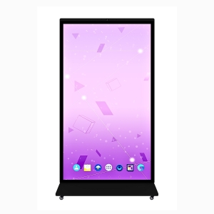 DMInteract DM-75FDS 75-Inch Floor-Standing 4K Narrow Bezel Digital Signage for Indoor Advertising