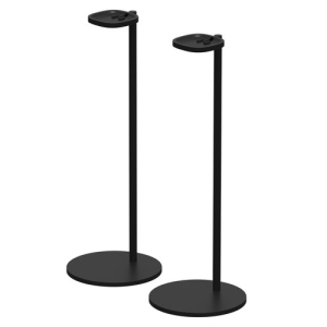 Sonos Stands for One Elegant Floor Stand Accessory - Black (Pair)