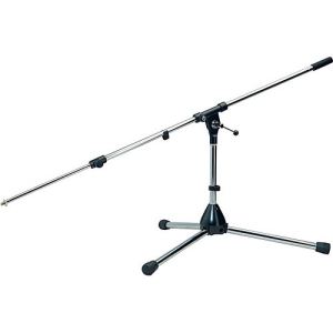 K&M 21020 Tripod Microphone Stand with Boom (Black) 21020-500-55