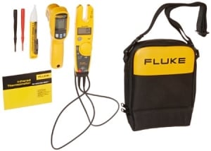 Fluke T5-600/62MAX+/1AC II IR Thermometer, Electrical Tester and Voltage Detector Kit