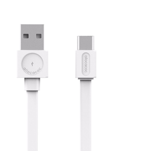 Allocacoc 10453WT/USBCBC USB Cable USB-C Basic, White