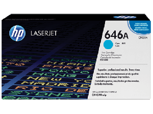 HP 646A Cyan Original LaserJet Toner Cartridge CF031A