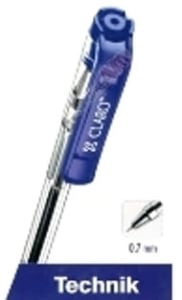 Claro Technik Pen 0.7mm Blue 10pc/Pk - Set of 10