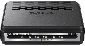 D-Link DES-1005A 5-Port 10/100BASE-T Unmanaged 10/100 Mbps Ethernet LAN Network Switch