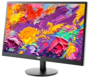 AOC E970SWN LED 19 Monitor Class VGA Only (Black)