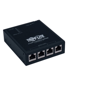 Tripp Lite 4-Port IP Serial Console/Terminal Server External Modem Required for Out-of-Band Access