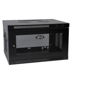 Tripp Lite SmartRack 6U Low-Profile Switch-Depth Wall-Mount Rack Enclosure Cabinet