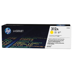 HP Yellow Original LaserJet Toner Cartridge 312A