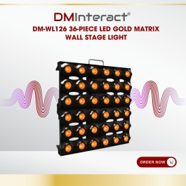 Dm13 With Led Matrix Buy Dminteract DM-WL126 36pcs LED Gold Matrix Wall Stage Light ...