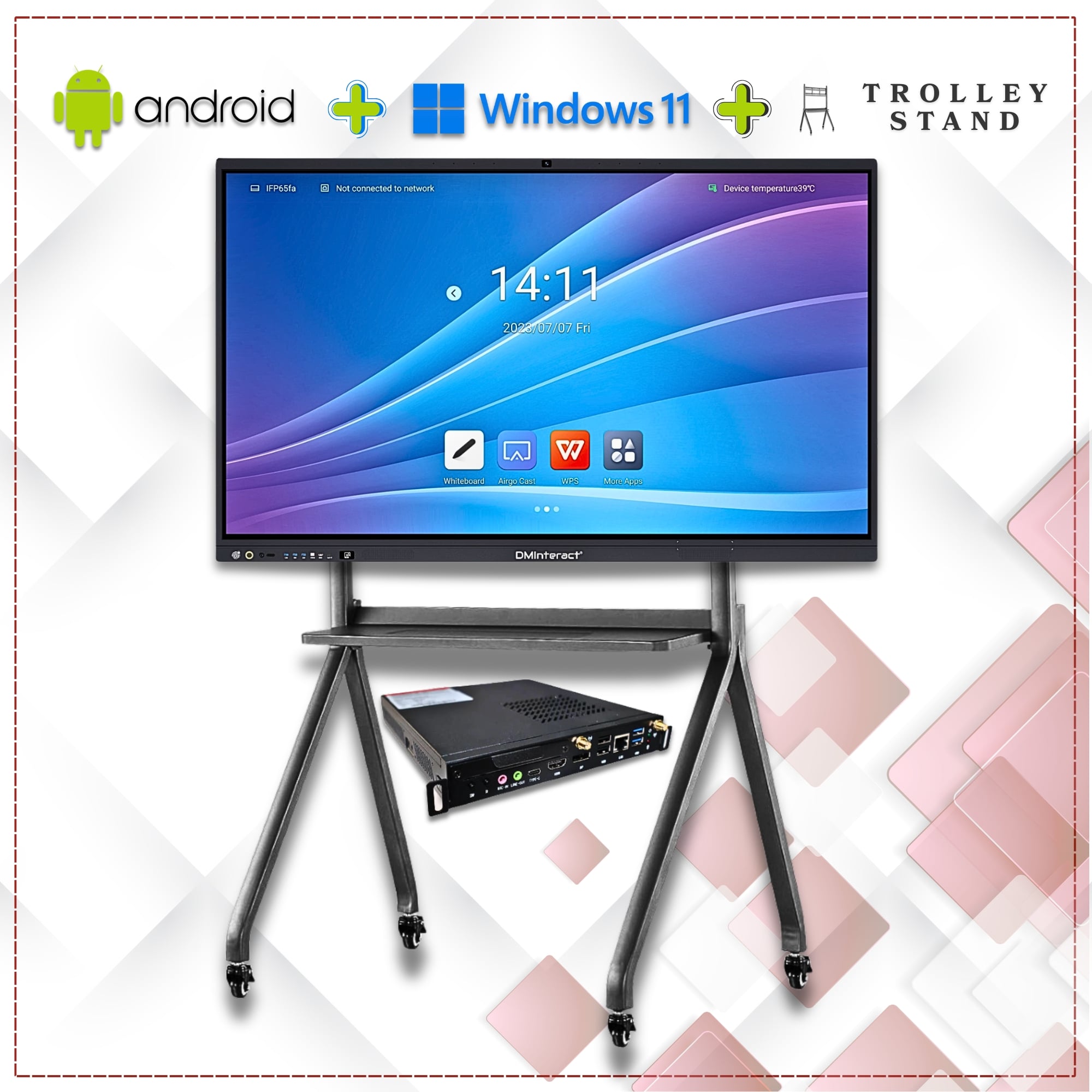 Android + OPS Module + Trolley Stand