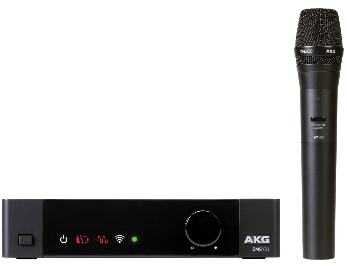 AKG DMS100M 2.4 GHz Digital Handheld Wireless Microphone System