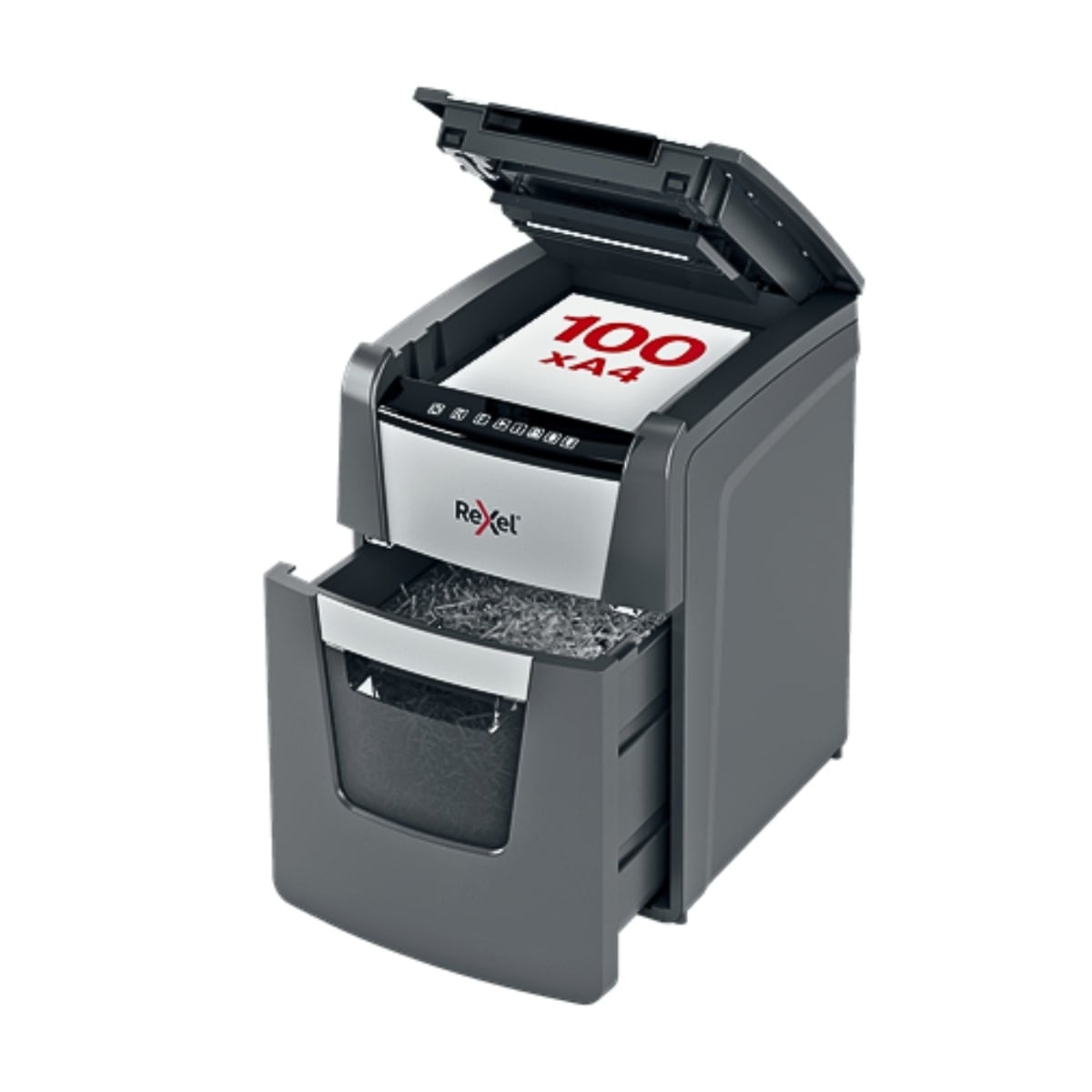 Rexel Optimum AutoFeed+ 100X Automatic Cross Cut Paper Shredder
