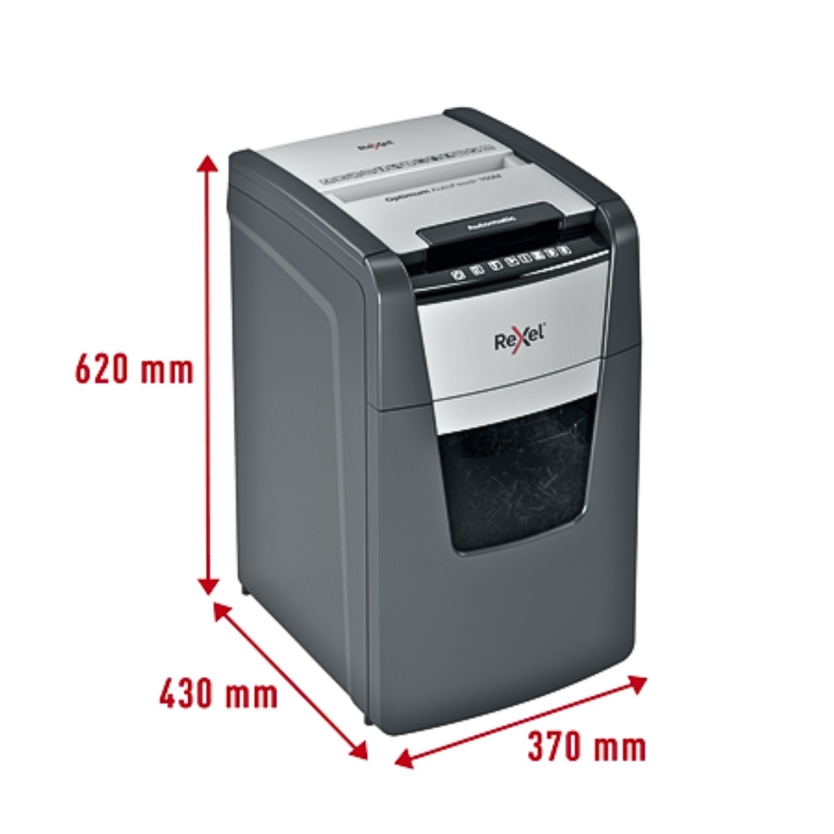 Rexel Optimum AutoFeed+ 150X Automatic Cross Cut Paper Shredder