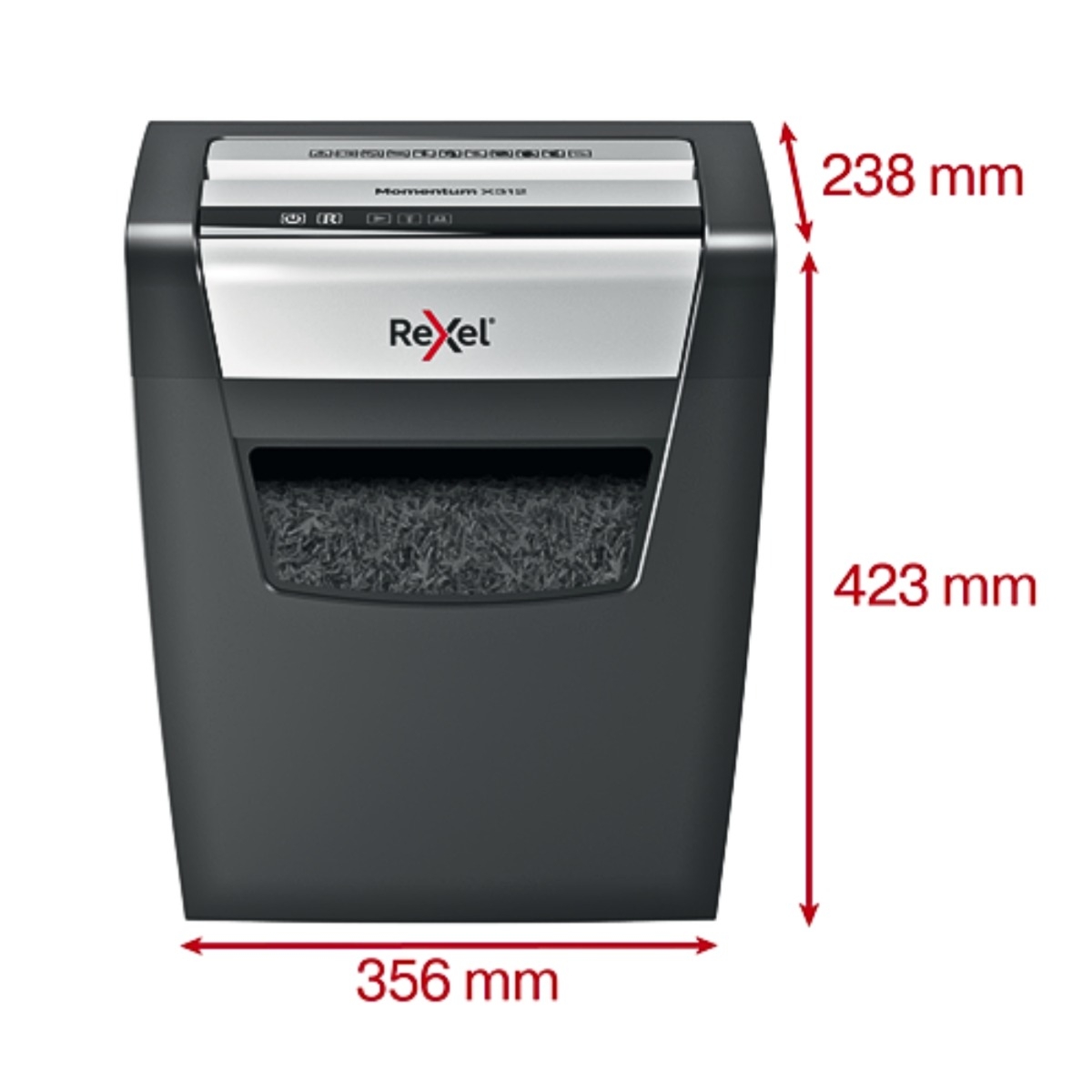 Rexel Momentum X420 Cross Cut Paper Shredder P4