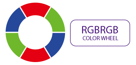 6X RGBRGB Color Wheel