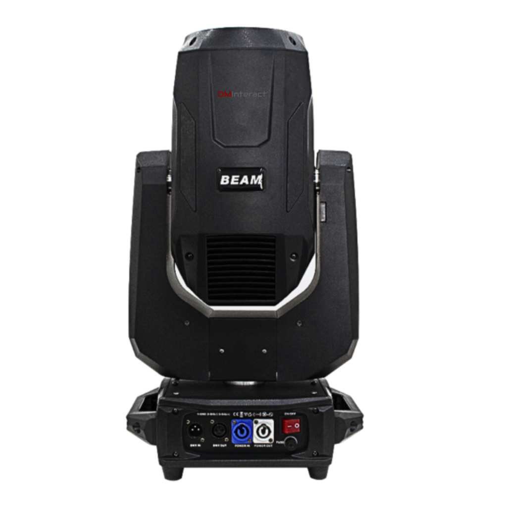 DMInteract DM-BL260W 3 in 1 260W DMX 17 Channels and 0–20° Linear Zoom Beam Stage Light