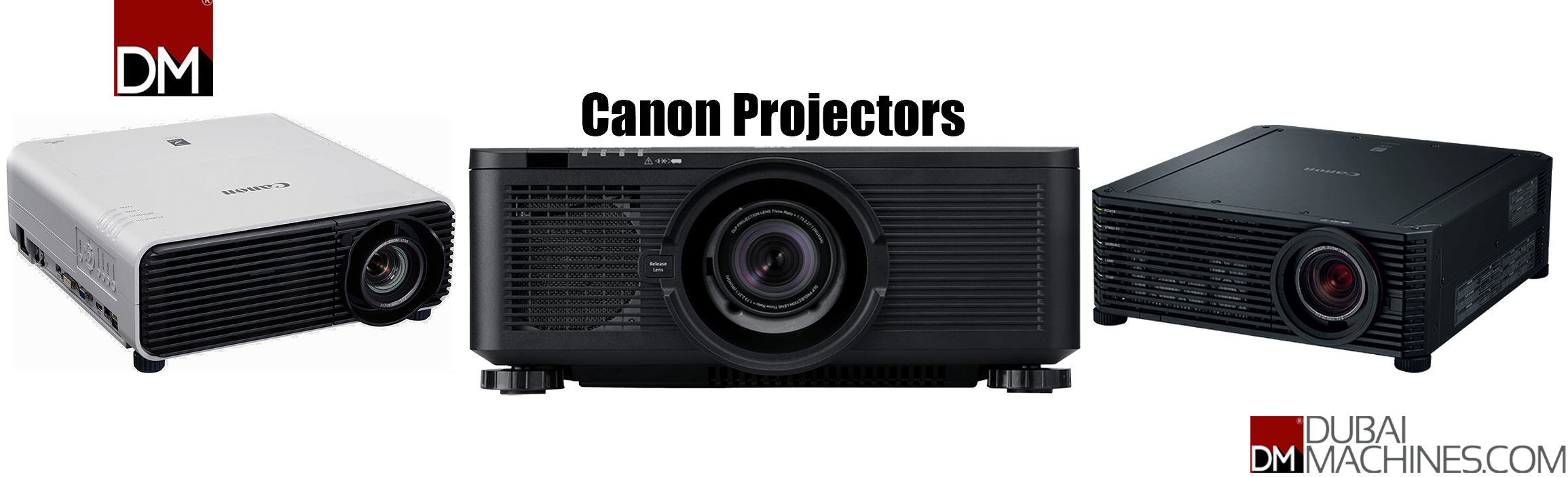 Canon projectors landing page
