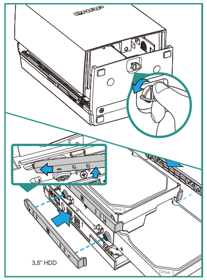 Light, handy, and tool-less design