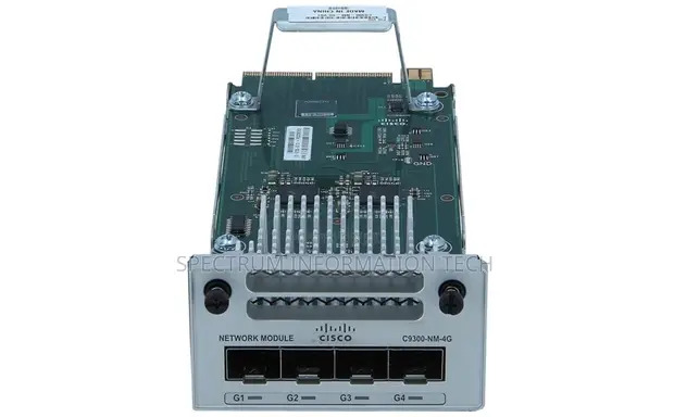 Cisco C9300-NM-4G 4-Port 1G SFP Network Module Front View