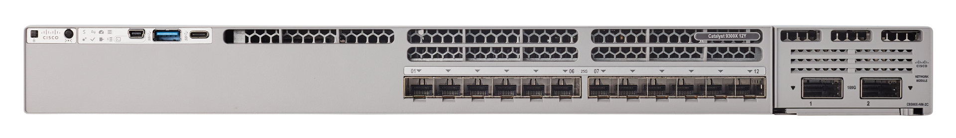 Cisco Catalyst C9300X-12Y-M 12-Port 25G SFP28 Managed Fiber Switch
