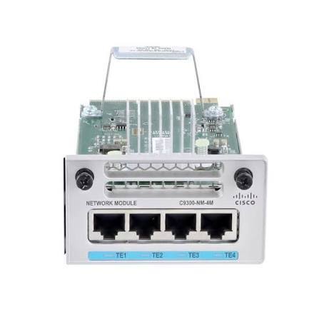 Cisco C9300-NM-4M Multigigabit Network Module Front View