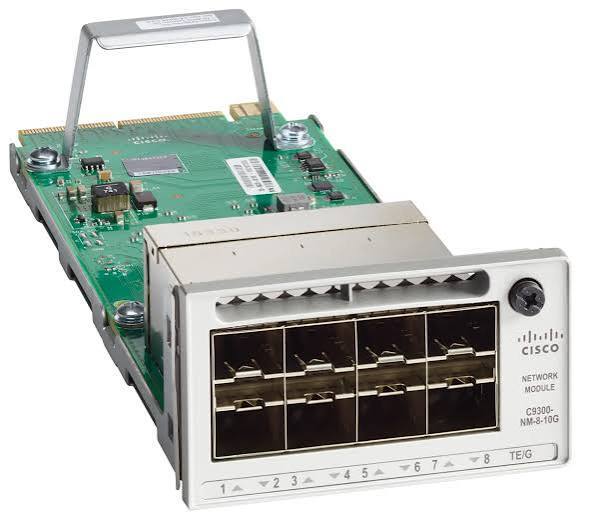 Cisco C9300-NM-8X Eight 10G SFP+ Uplink Ports