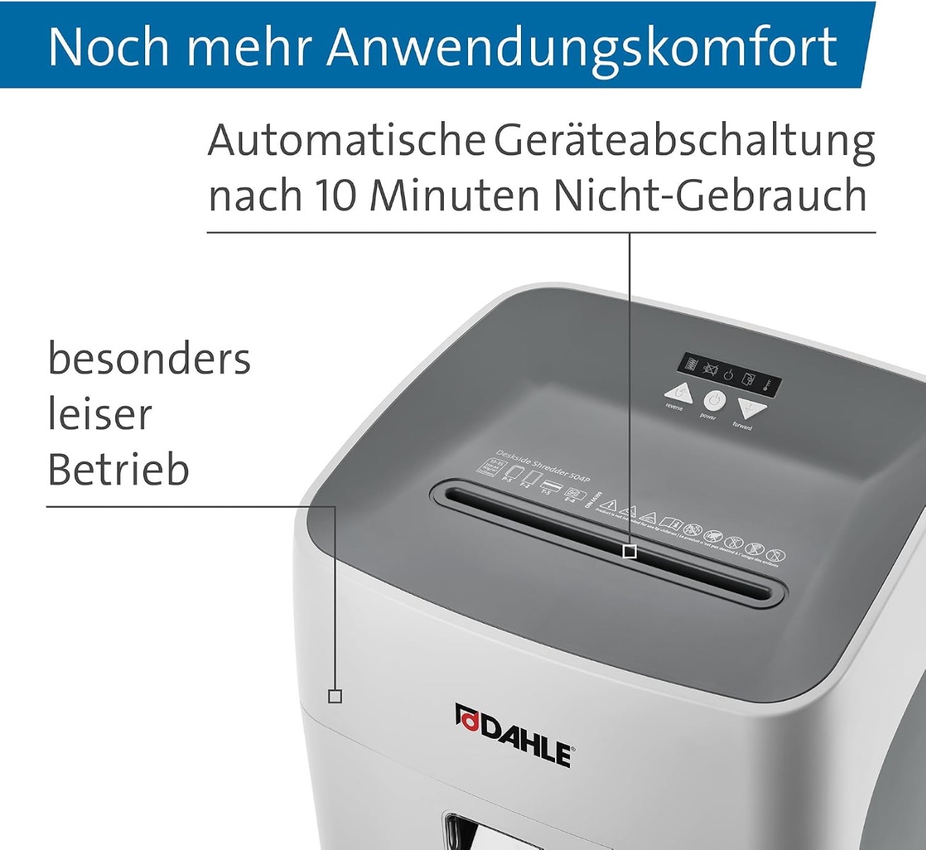 DAHLE Deskside 504P Office Document Shredder