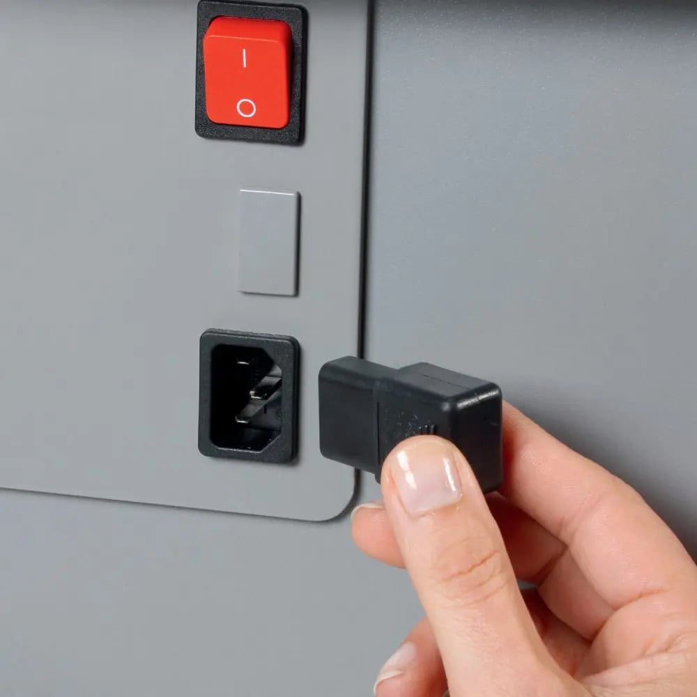 DAHLE 616 Control Panel and Safety Features