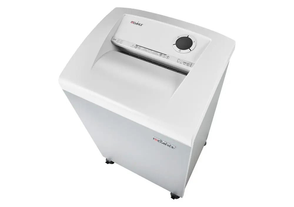 DAHLE 206 Shredder Features and Control Panel