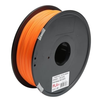 Inland 1.75mm Black PLA 3D Printer Filament Orange 