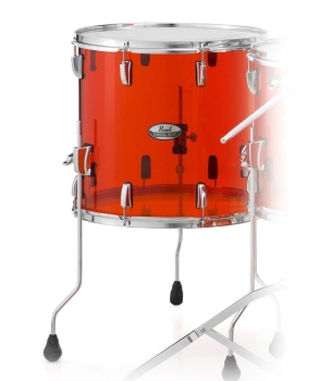 Pearl 16" x 15" Crystal Beat Floor Tom Ruby Red Finish