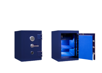 Treasury Safes D-60-Blue High security Digital Lock Luxury Fire Resistant Safe