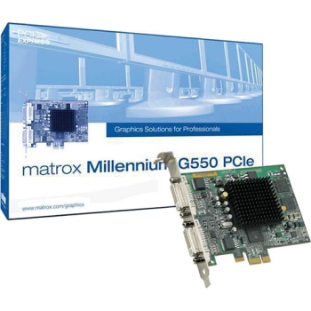 Matrox G550 PCIe x1 32-Bit Graphics Card