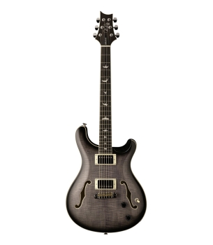 PRS SE Hollowbody II Electric Guitar in Charcoal Burst Finish, Hard Case Included