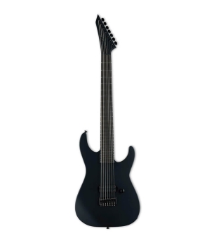 ESP LTD M7-HT Baritone Black Metal Series Electric Guitar, Black Satin Finish Guitar
