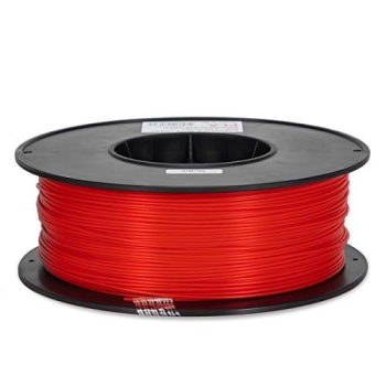 Inland 1.75mm Black PLA 3D Printer Filament Red