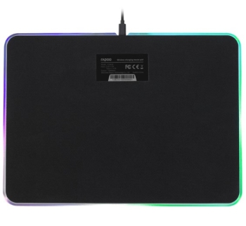 Rapoo V10 RGB With Qi Charging-Black Gaming Mouse Pad 